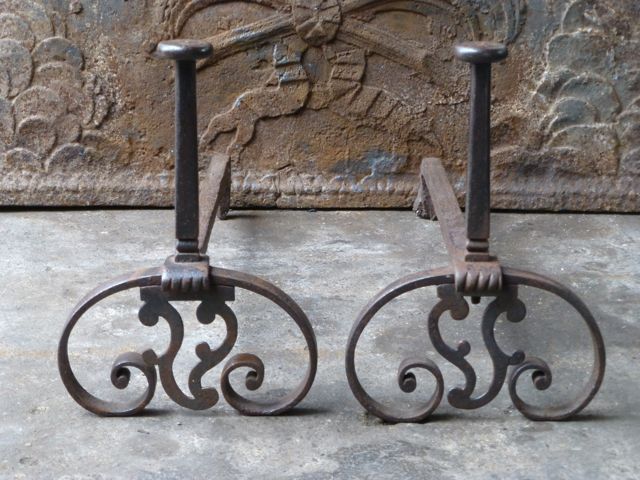 Louis XV andirons